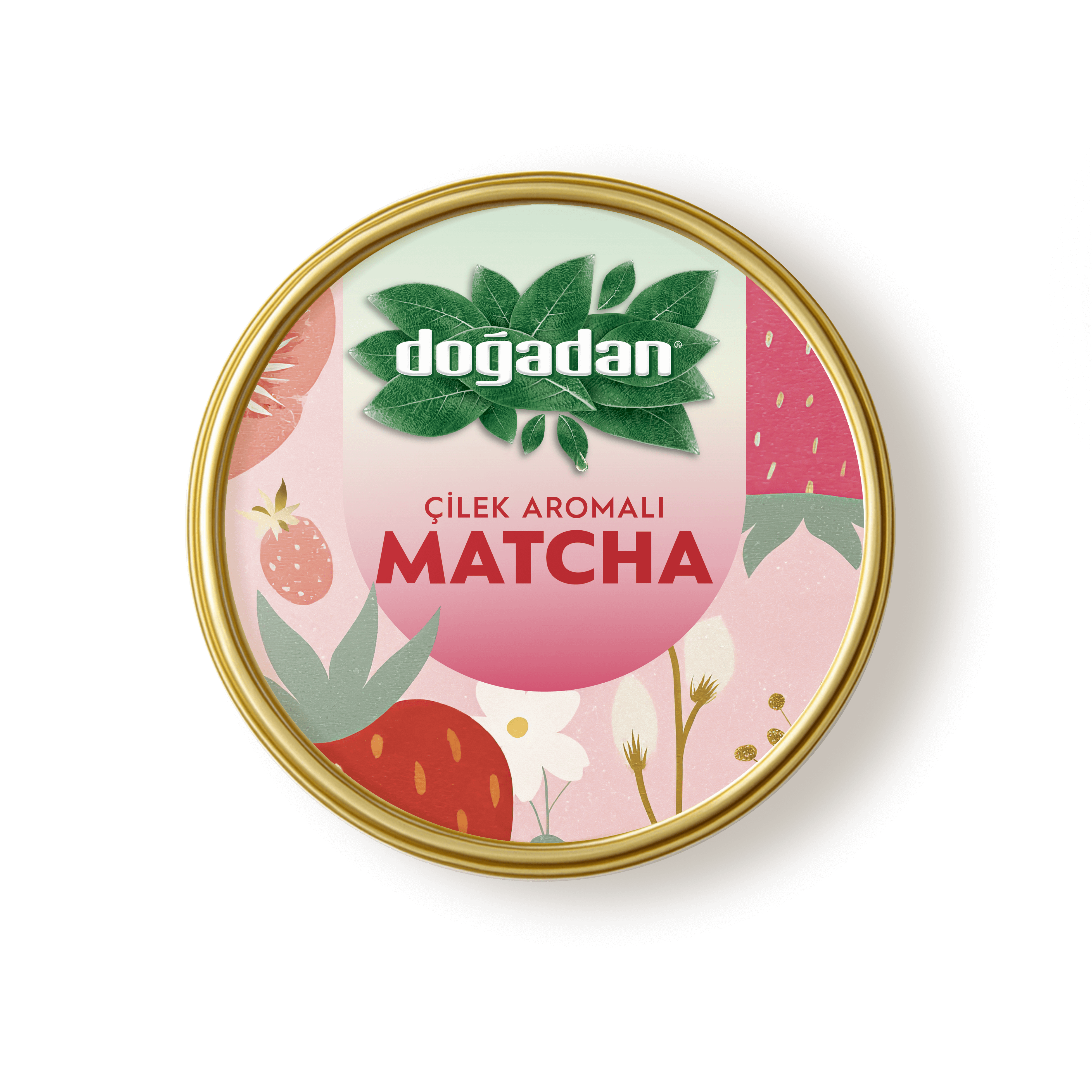 Çilek Aromalı Matcha Doğadan